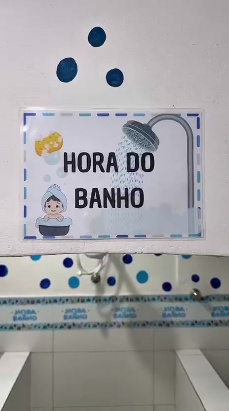 Espaço Hora do Banho com estrutura de higiene e cuidado
